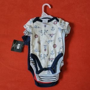 Laura Ashley Baby Bodysuits 0-3 Months 5 Pack - NWT
